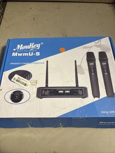 Micrófono Inalámbrico Moukey MwmU-5 Profesional UHF Micrófonos y Receptor - Imagen 1 de 2