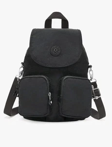 Kipling Firefly Convertible Backpack Rucksack Crossbody Black Noir UVP98€ - Bild 1 von 9
