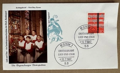 West Germany 1962 Lied und Chor FDC • Regensburg Cathedral Choir - Image 1 of 4