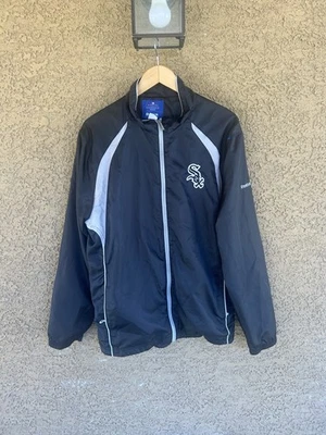 Vintage Chicago White Sox Reebok Zip Up Jacket Size L - Imagem 1 de 3