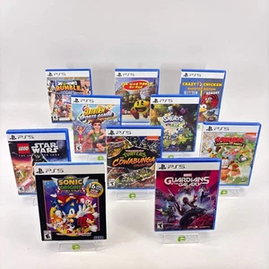 10 Juegos Sony PlayStation 5 PS5 Sonic LEGO Star Wars Worms Garfield Ninja Turtle - Imagen 1 de 2
