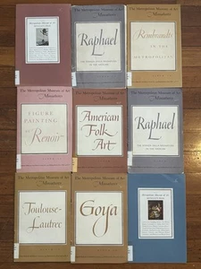 VINTAGE Metropolitan Museum Of Art Album Of Miniatures 1949 Mixed Set - Picture 1 of 12