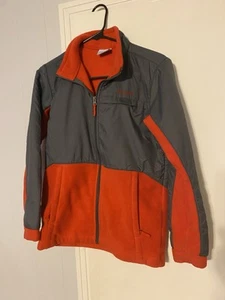 Columbia Youth Fleece Jacket RED Size Large 14-16 Steens MT Overlay Coat Warm - Picture 1 of 6