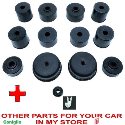 DATSUN 620 PICKUP CABIN CAB MOUNTING MOUNT RUBBER + HOOD BONNET PROP SET — 第 1/4 张图片