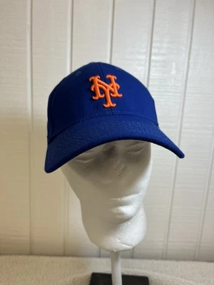 New Era MLB New York Mets Medium/Large Blue/Orange Fitted Flex Fit Hat Baseball - Image 1 of 4