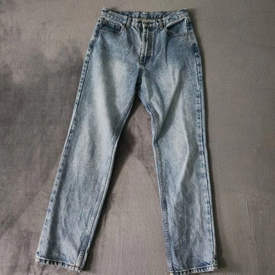 Jeans feminino J. Galt tamanho médio Xangai cintura alta perna reta lavagem leve - Imagem 1 de 4