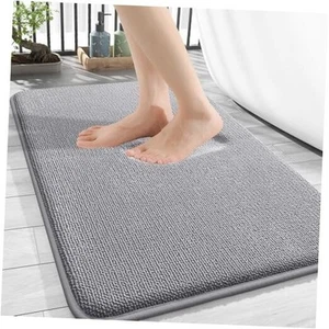 Thick Memory Foam Bath Mat Rug 30x20, Extra Soft Absorbent Bathroom Rugs, - Picture 1 of 7