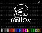 Outlaw Skull Street Racing American Muscle Flag Car Sticker Window Vinyl Decal