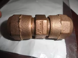 3/4" CTS BRASS Compression Water Service Ranger Coupling FREE 1ST CLASS SAME DAY - Picture 1 of 2