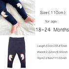 Winter Boys Girls Warm Cotton Pants Leggings Baby Trousers Unicorn Printed