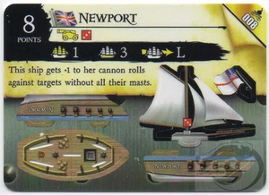 Wizkids Pirates Pocketmodel - Newport (Ship) F&S 008 R - Picture 1 of 1