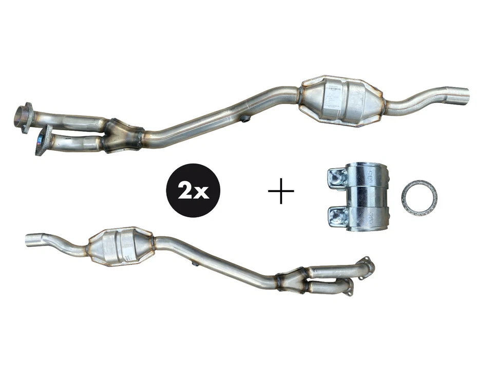 2x Katalysatoren links + rechts BMW 5er 535i 540i 730i 735i E38 E39 - Bild 1 von 4