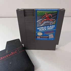 World Class Track Meet (Nintendo NES, 1988) Loose Game Cartridge Only Tested