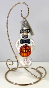 ld World Weihnachten Grouchy Geist Halloween Ornament - Glas 2002 Neu mit Etikett - Bild 1 von 11