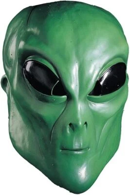 Alien Mask - Latex - Costume Accessory - One Size - 2 Colors - Image 1 of 2