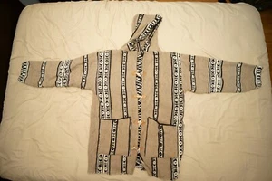 Moroccan Vintage Sweater Berber Poncho Coat Handmade - Picture 1 of 5