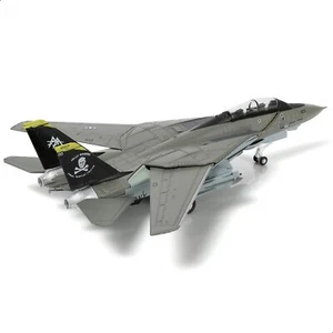 F-14A Tomcat 1/100 Metal Airplane Model Kits VF-84 Jolly Rogers Diecast Alloy  - Picture 1 of 7