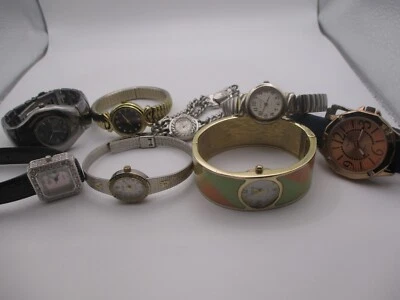 8x Vintage to now quartz watches lot womens NOT TESTED designer signed USED 1013 - Image 1 of 4