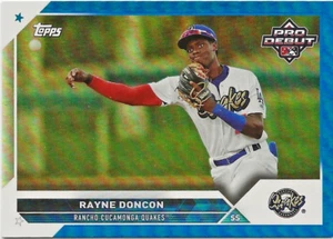 2023 Topps Pro Debut RAYNE DONCON Blue Foil 097/150 Quakes/Dodgers #PD-23 - Picture 1 of 1