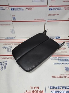 2005-2008 Acura RL Center Console Black Leather Armrest Lid Storage Assembly OEM - Picture 1 of 15
