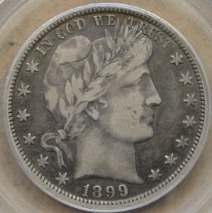 1899-O Barber Half Dollar 50c PCGS Certified VF30 - Picture 1 of 4
