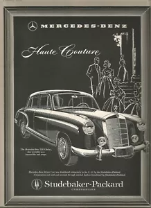 1958 Mercedes 220s Limousine Werbung - Studebaker-Packard Corporation - Bild 1 von 1