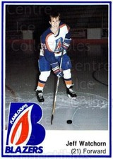 1989-90 Kamloops Blazers #22 Jeff Waatchorn
