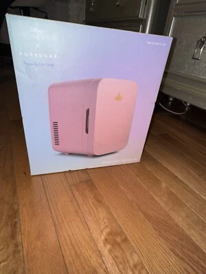 New in Box Disney Princess X PopSugar Happily Ever After Pink 6L Fridge - Image 1 of 4
