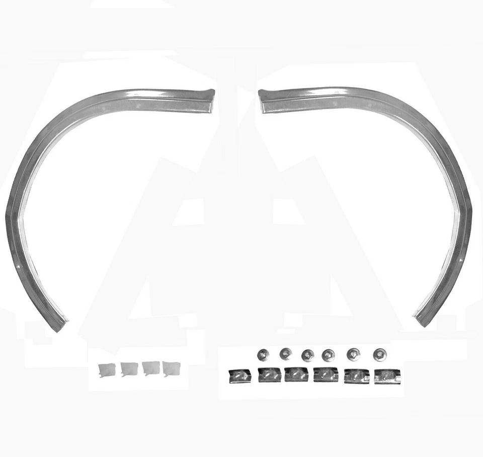 1964 Chevelle El Camino Eyebrow Molding Pair Right & Left Polished Aluminum Dii Foto 1 de 1