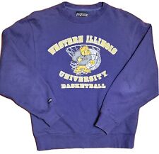 Western Illinois University Mens M Purple Crewneck Sweatshirt Vintage College