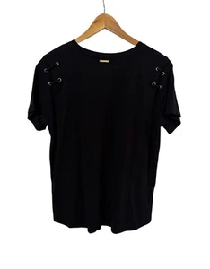 Michael Kors Rivet elements Crew neck, Lacing closure Shirt Size XL - Picture 1 of 3