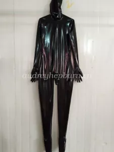 NEW Latex Rubber Kostüm Ganzanzug Bodysuit Gummi Sheath Catsuit XXS-XXL - Bild 1 von 2