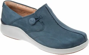 Clarks Un Loop 2 Walk Navy Nubuck Women's Shoes Size UK 4 1/2D - Picture 1 of 3