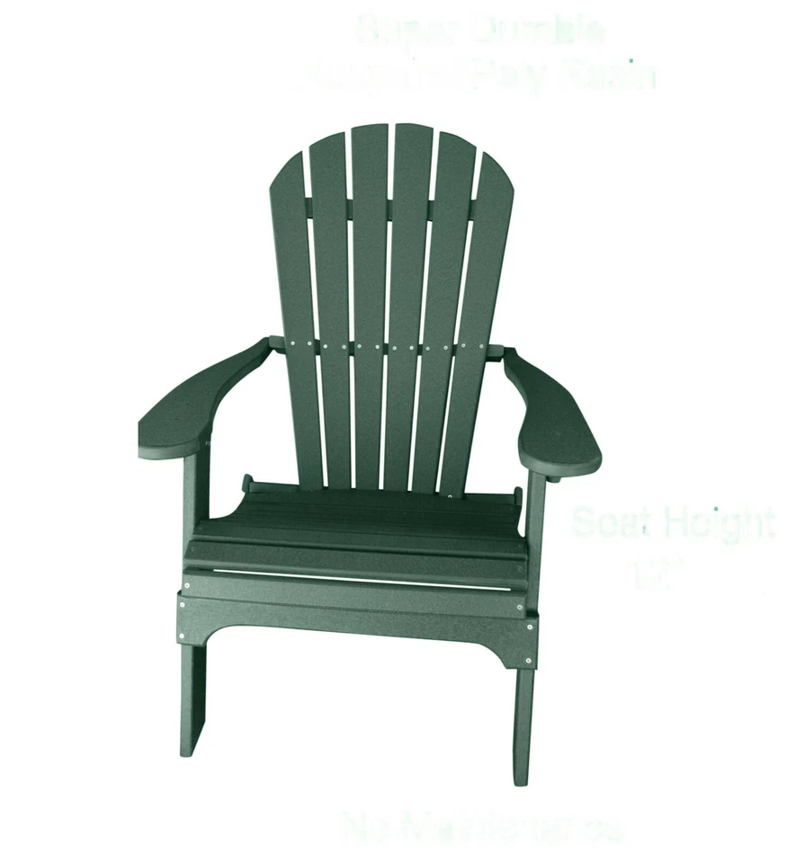 Silla Adirondack Plegable Phat Tommy - Muebles de Exterior Polietileno, Silla de Patio Polietileno Foto 1 de 1