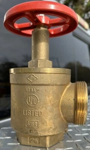 NOS 2 1/2" FIRE HOSE VALVE A56 618R UL ULC - Picture 1 of 9