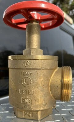 NOS 2 1/2" FIRE HOSE VALVE A56 618R UL ULC - Image 1 of 4