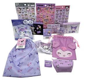Set regalo da collezione Kuromi - adesivi, sacchetti, sacchetti, portachiavi, sigilli e altro - Foto 1 di 7