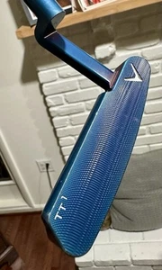 Rare RH Callaway Milled TT1 33” Tour Blue Putter W/ OG Headcover - Pre Owned - Picture 1 of 19
