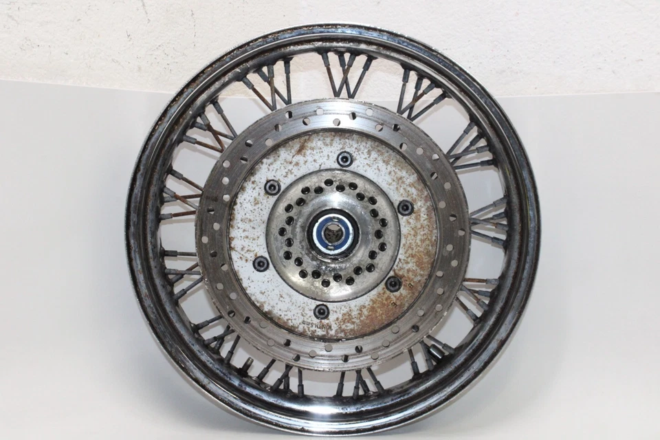 98-03 HONDA SHADOW ACE 750 VT750CD DELUXE OEM FRONT WHEEL RIM - Image 1 of 4