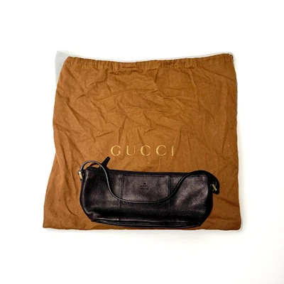 Auténtico bolso clutch de cuero Gucci - negro - nuevo sin etiquetas - cuero - con bolsa antipolvo - Foto 1 de 4