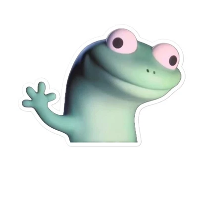 MERCHDILF Lizard Lizard Lizard Meme Sticker, Lizard Sticker, Funny Lizard Meme Stickers