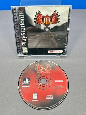 PS1 PLAYSTATION 1 RAGE RACER GAME COMPLETE CIB NAMCO RIDGE - image 1 of 4