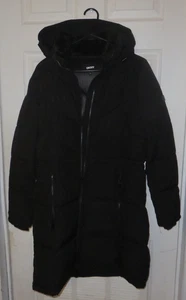 DKNY  Black Puffer Winter Coat Small Awsome SIZE SMALL - Afbeelding 1 van 19