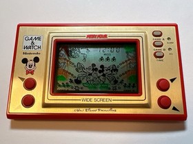 NINTENDO GAME AND & WATCH Mickey Mouse 1981 Wide Screen From Japan Very Rare