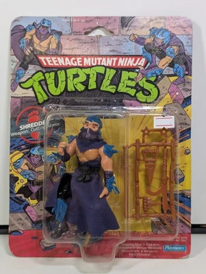 1990 Playmates TMNT Teenage Mutant Ninja Turtles Shredder 44 Back MOC New Sealed - Image 1 of 4