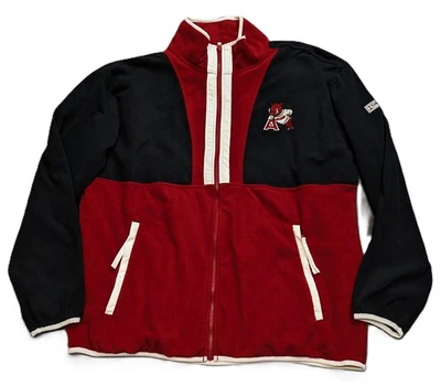 Chaqueta polar Arkansas Razorbacks Columbia cremallera completa para hombre XL roja negra Foto 1 de 4