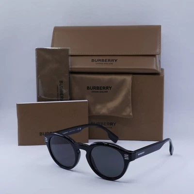 BURBERRY BE4404 300187 Black/Dark Grey 50-23-150 Sunglasses New Authentic - Image 1 of 4