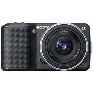 Sony SONY NEX-3 Delgado Gran Angular Lente Kit Negro NEX-3A/B - Imagen 1 de 3