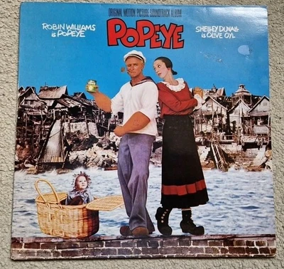 POPEYE SOUNDTRACK LP - ROBIN WILLIAMS - DISNEY - HARRY NILSSON - Image 1 of 2