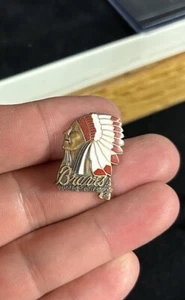 1948 Boston Braves World Series Media Press Pin - Warren Spahn - Picture 1 of 4